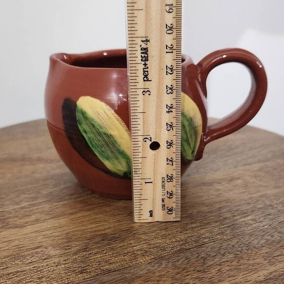 Dorothy Long Redware Vintage Pottery Creamer Redware Pottery 1987 Redware - Picture 9 of 10